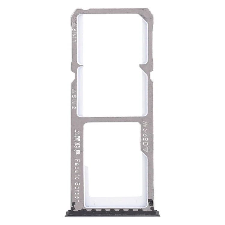 For OPPO A83 2 x SIM Card Tray + Micro SD Card Tray (Black) - Image 2