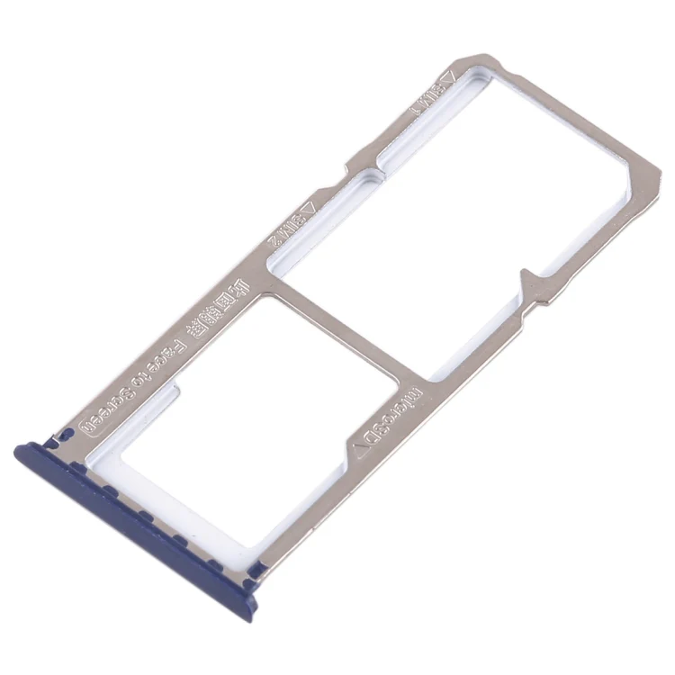 For OPPO A83 2 x SIM Card Tray + Micro SD Card Tray (Blue) - Image 3