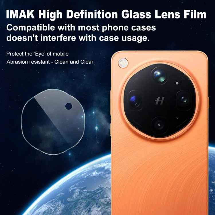 For OPPO Find X9 Ultra 5G IMAK Rear Camera Lens Glass Film Thin Version - Image 2