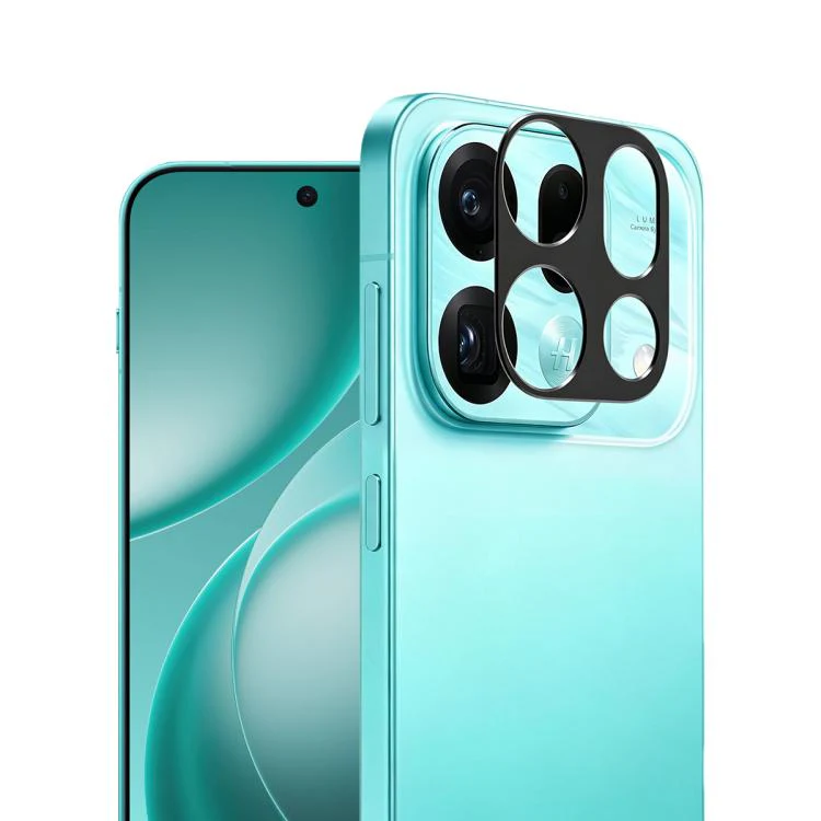 For OPPO Find X9s Pro 5G IMAK Metal Camera Lens Protector Cover(Black)