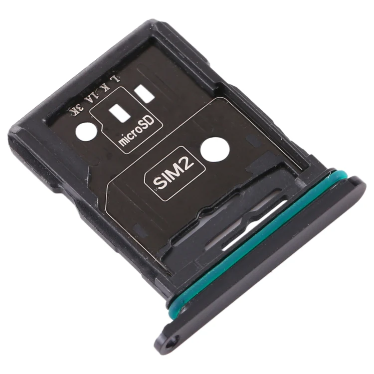 For OPPO Reno 10x zoom SIM Card Tray + SIM Card Tray / Micro SD Card Tray (Black) - Image 4