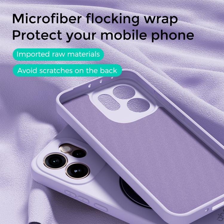 For OPPO Reno15 Pro 5G Global ABEEL Skin-friendly Feel Magnetic Liquid Silicone Phone Case with Holder(Yellow) - Image 4