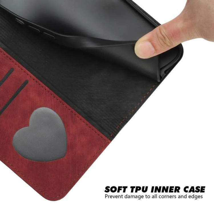 For OPPO Reno15 Pro 5G Global Side Buckle Double Fold Hand Strap Leather Phone Case(Red) - Image 5