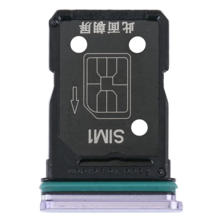 For OPPO Reno4 5G SIM Card Tray + SIM Card Tray (Purple)