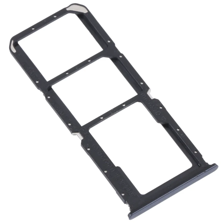 For OPPO Reno5 Lite / Reno5 F / A94 4G SIM Card Tray + SIM Card Tray + Micro SD Card Tray (Black) - Image 2