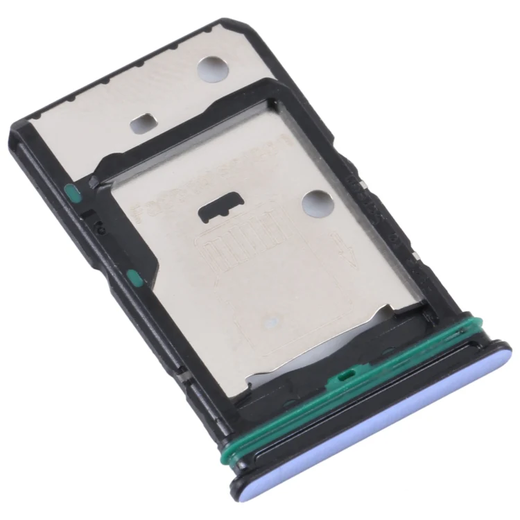 For OPPO Reno7 5G China / Reno7 5G SIM Card Tray + SIM Card Tray + Micro SD Card Tray (Blue) - Image 3