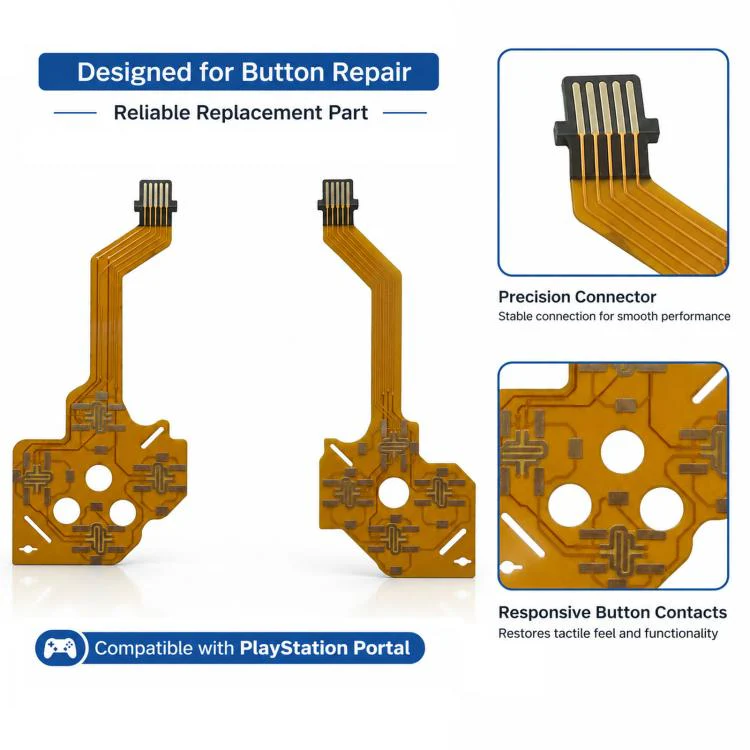 For PlayStation Portal Button Ribbon Flex Cable Replacement Conductive Film Keypad Cable Left Side - Image 4