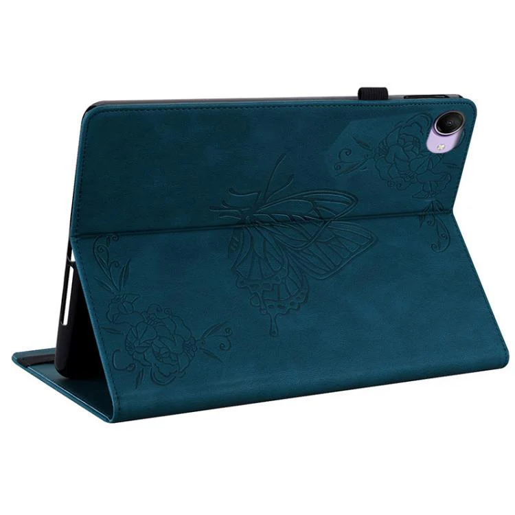 For Redmi K Pad 2 8.8 inch 2026 Butterfly Flower Embossed Leather Tablet Case(Blue) - Image 6