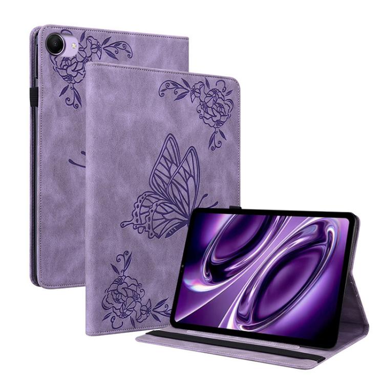 For Redmi K Pad 2 8.8 inch 2026 Butterfly Flower Embossed Leather Tablet Case(Purple)