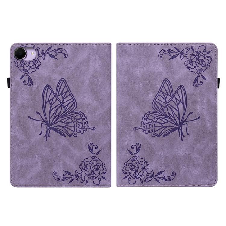 For Redmi K Pad 2 8.8 inch 2026 Butterfly Flower Embossed Leather Tablet Case(Purple) - Image 3