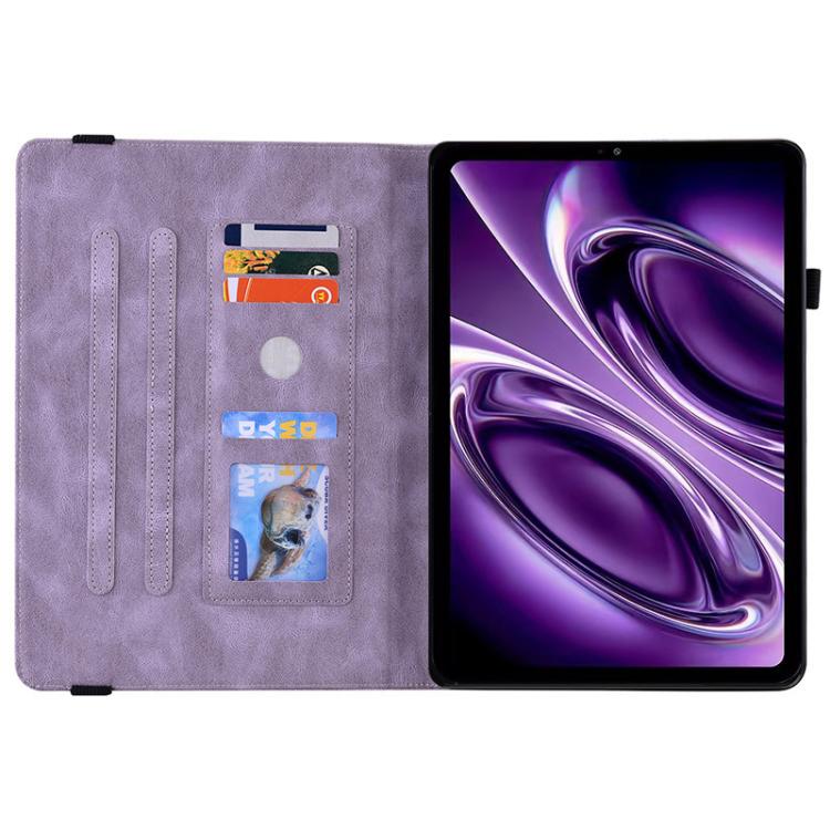 For Redmi K Pad 2 8.8 inch 2026 Butterfly Flower Embossed Leather Tablet Case(Purple) - Image 4