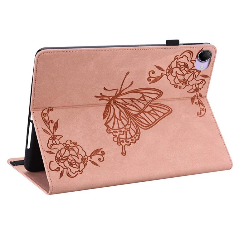 For Redmi K Pad 2 8.8 inch 2026 Butterfly Flower Embossed Leather Tablet Case(Rose Gold) - Image 6