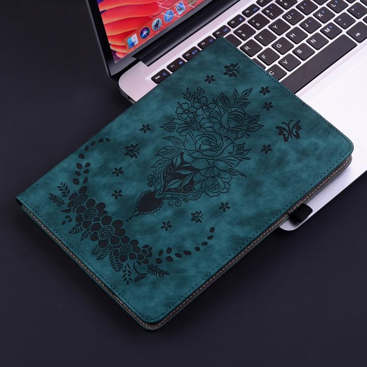 For Redmi K Pad 2 8.8 inch 2026 Butterfly Rose Embossed Leather Tablet Case(Dark Blue) - Image 6