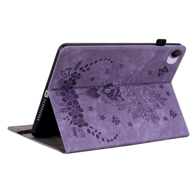For Redmi K Pad 2 8.8 inch 2026 Butterfly Rose Embossed Leather Tablet Case(Purple) - Image 4