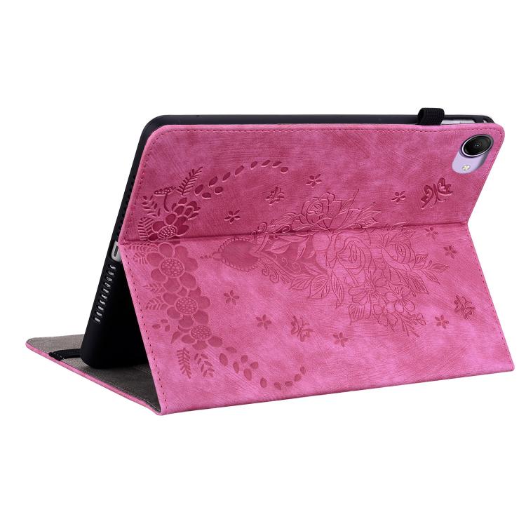 For Redmi K Pad 2 8.8 inch 2026 Butterfly Rose Embossed Leather Tablet Case(Rose Red) - Image 4