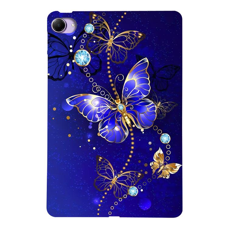 For Redmi K Pad 2 8.8 inch 2026 Color Painting Pattern Smart Tablet TPU Case(Blue Butterfly)