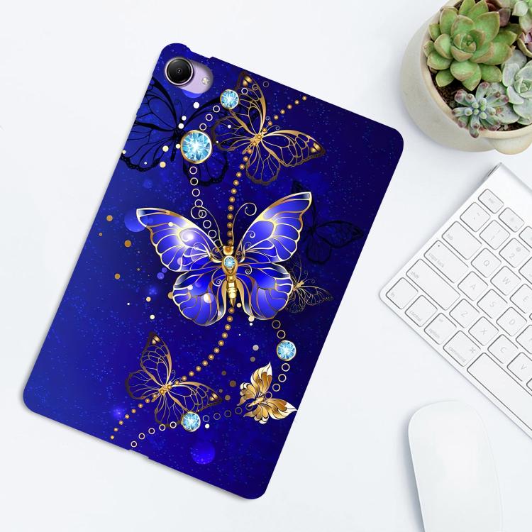For Redmi K Pad 2 8.8 inch 2026 Color Painting Pattern Smart Tablet TPU Case(Blue Butterfly) - Image 3