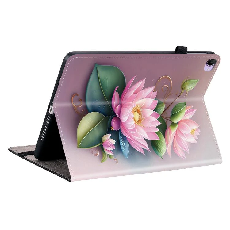 For Redmi K Pad 2 8.8 inch 2026 Crystal Texture Colored Drawing Leather Tablet Case(Lotus) - Image 4