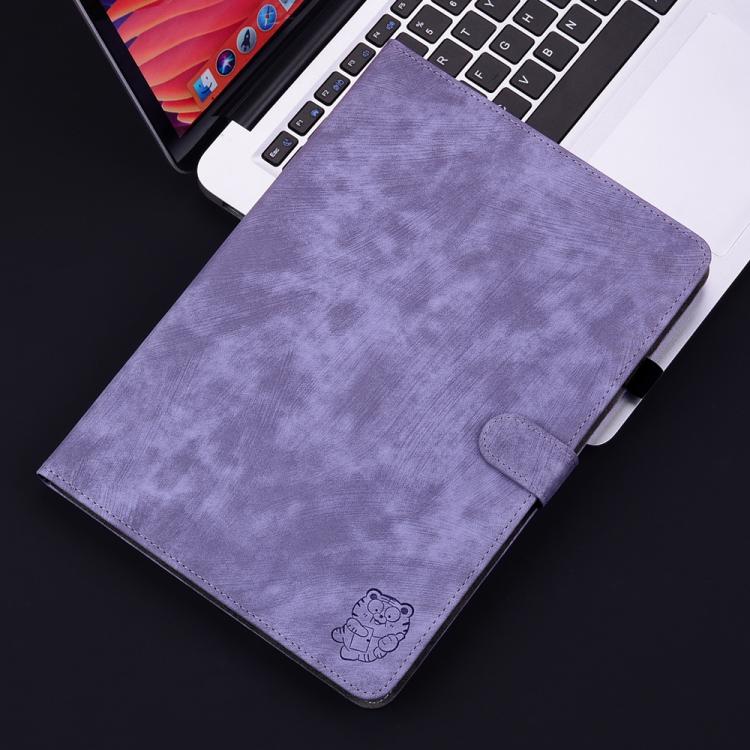 For Redmi K Pad 2 8.8 inch 2026 Embossed Tiger Pattern Leather Tablet Case(Purple) - Image 7
