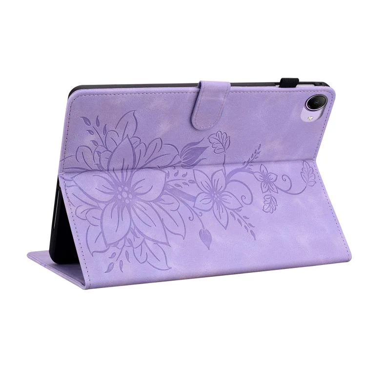 For Redmi K Pad 2 8.8 inch 2026 Lily Embossed Leather Tablet Case(Purple) - Image 6