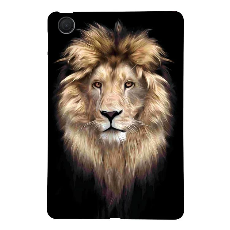 For Redmi Pad 2 9.7 inch Color Painting Pattern Smart Tablet TPU Case(Lion)