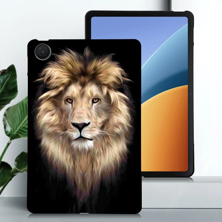 For Redmi Pad 2 9.7 inch Color Painting Pattern Smart Tablet TPU Case(Lion) - Image 2