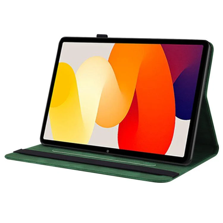 For Redmi Pad 2 / Redmi Pad SE 11 2025 Butterfly Flower Embossed Leather Tablet Case(Green) - Image 5