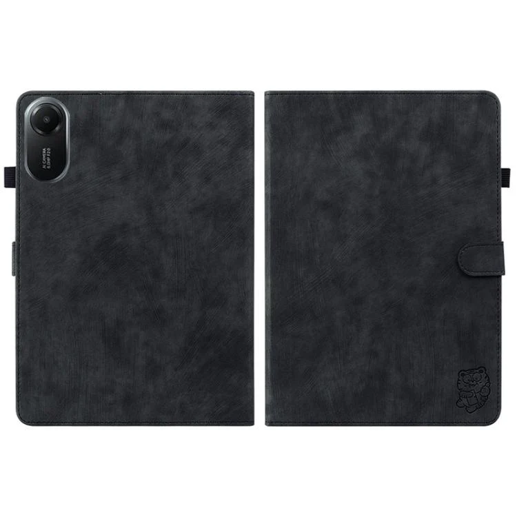 For Redmi Pad 2 / Redmi Pad SE 11 2025 Tiger Pattern Flip Leather Tablet Case(Black) - Image 3