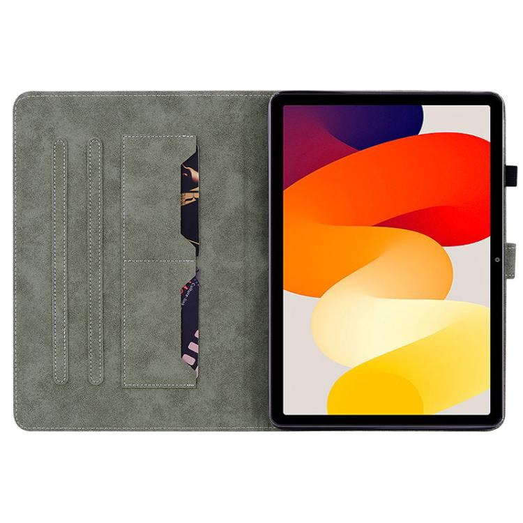 For Redmi Pad 2 / Redmi Pad SE 11 2025 Tiger Pattern Flip Leather Tablet Case(Black) - Image 4