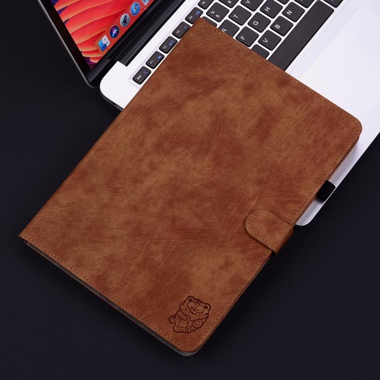 For Redmi Pad 2 / Redmi Pad SE 11 2025 Tiger Pattern Flip Leather Tablet Case(Brown) - Image 2