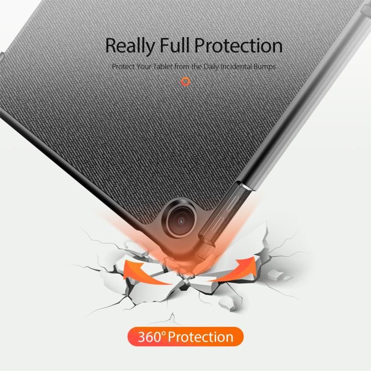 For Redmi Pad 2 SE 9.7 inch 2026 DUX DUCIS Domo Series Magnetic Flip Leather Tablet Case(Black) - Image 7