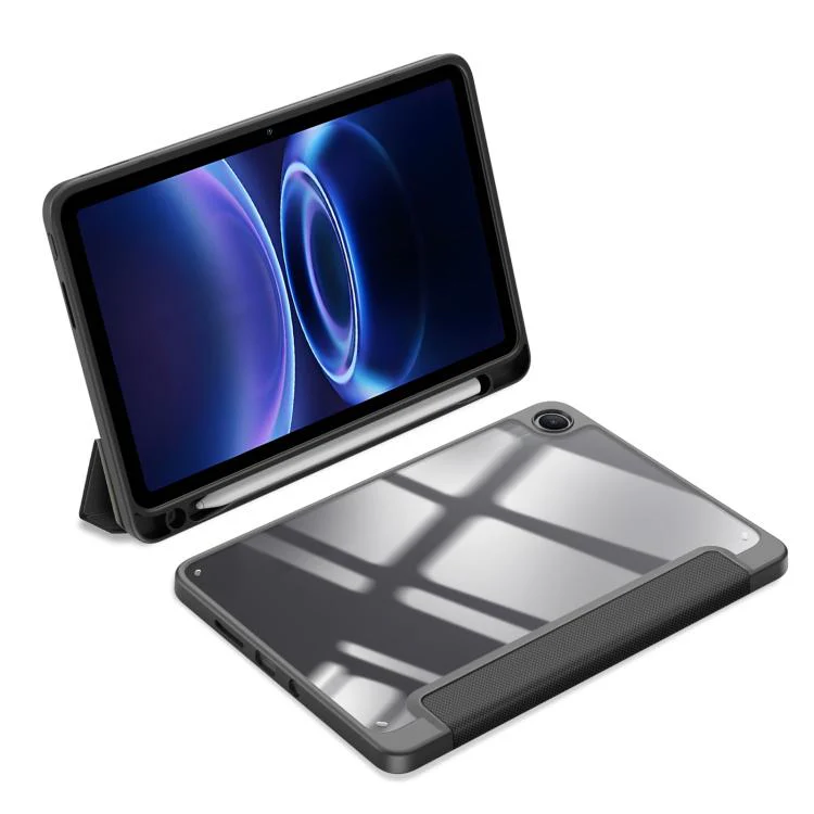 For Redmi Pad 2 SE 9.7 inch 2026 DUX DUCIS TOBY Series Antiskid Leather Tablet Case with Sleep / Wake-up Function(Black) - Image 2