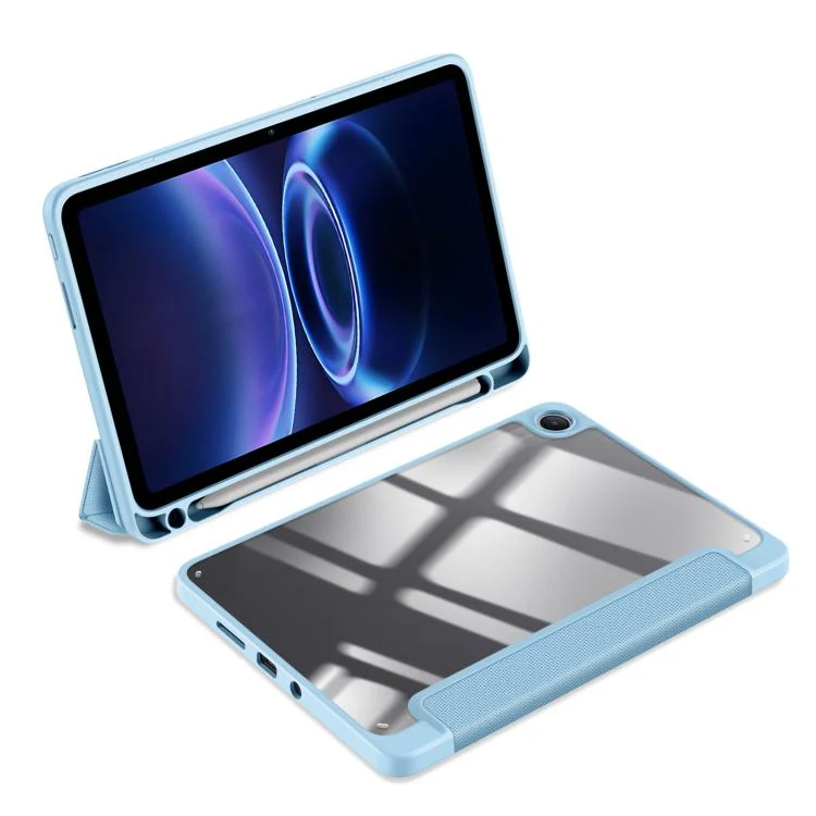 For Redmi Pad 2 SE 9.7 inch 2026 DUX DUCIS TOBY Series Antiskid Leather Tablet Case with Sleep / Wake-up Function(Blue) - Image 2