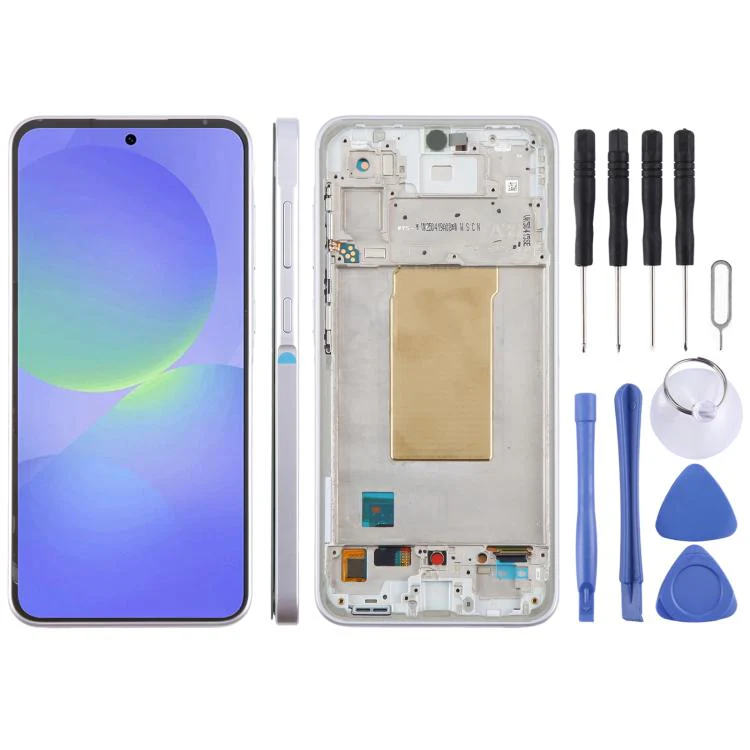 For Samsung Galaxy A36 SM-A366B 6.67 inch OLED LCD Screen Digitizer Full Assembly with Frame (Purple)