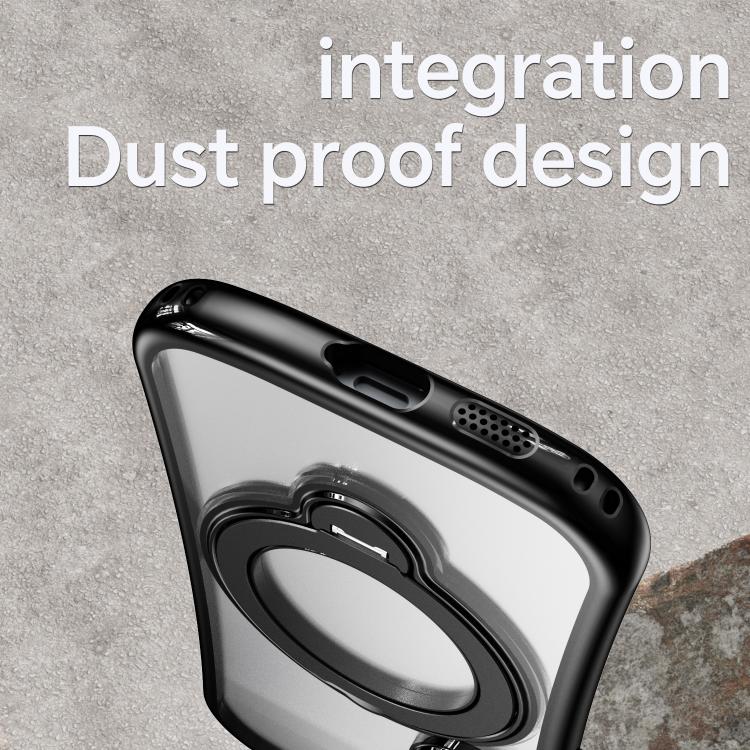 For Samsung Galaxy S26 5G 360 Degree Rotation Holder Magnetic Electroplated Phone Case(Black) - Image 5
