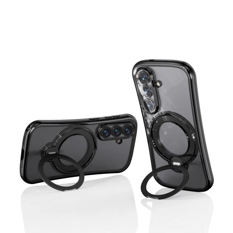 For Samsung Galaxy S26 5G 360 Degree Rotation Holder Magnetic Electroplated Phone Case(Black) - Image 6