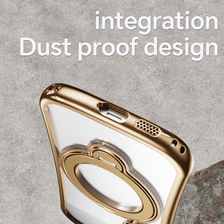For Samsung Galaxy S26 5G 360 Degree Rotation Holder Magnetic Electroplated Phone Case(Gold) - Image 5