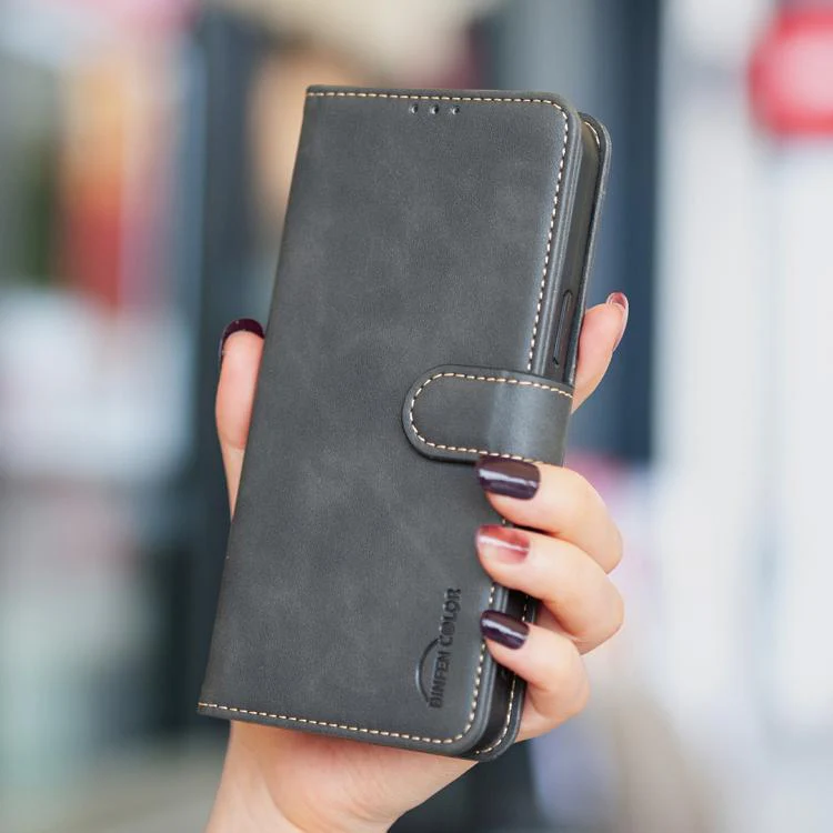 For Samsung Galaxy S26 Ultra 5G Solid Color Calfskin Texture RFID Vegan Leather Phone Case(Black) - Image 7