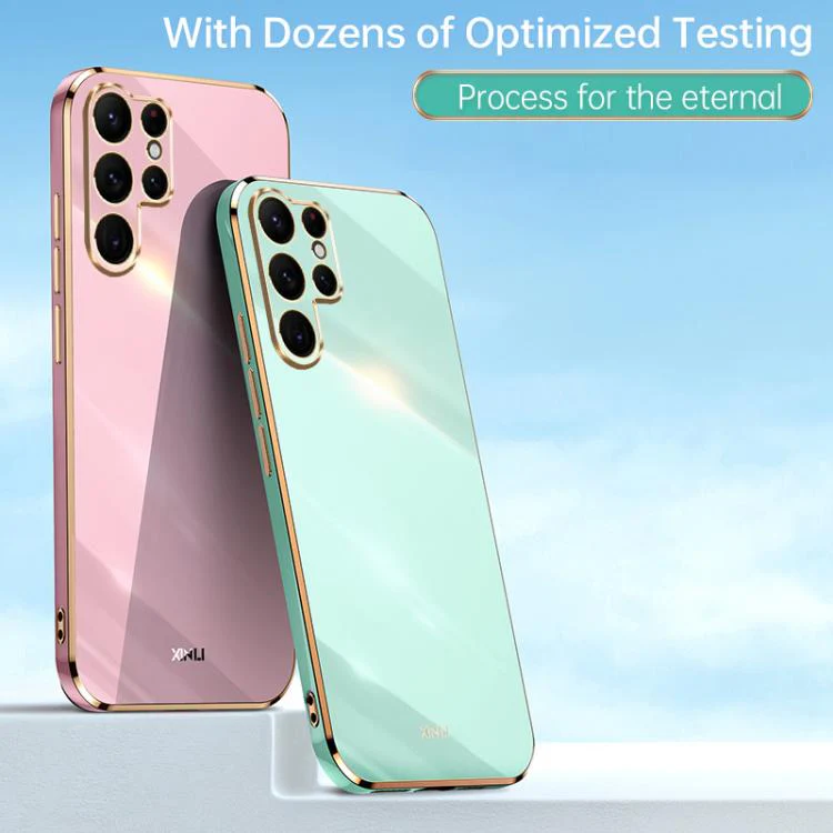 For Samsung Galaxy S26 Ultra 5G XINLI Straight Edge 6D Electroplate TPU Phone Case(Celestial Blue) - Image 2