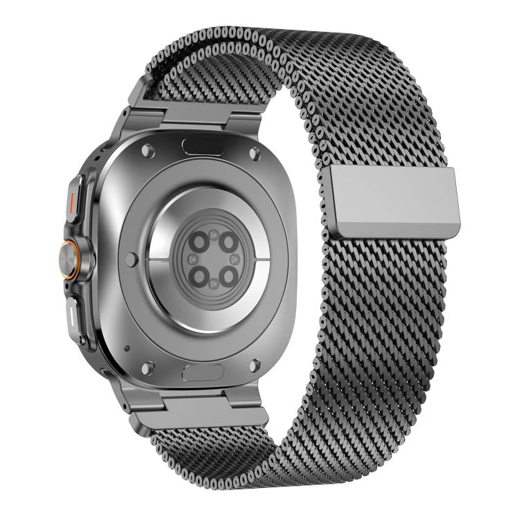 For Samsung Galaxy Watch Ultra 2025 / Ultra 47mm Vibrant Style Thick Mesh Milanese Magnetic Watch Band(Black) - Image 2