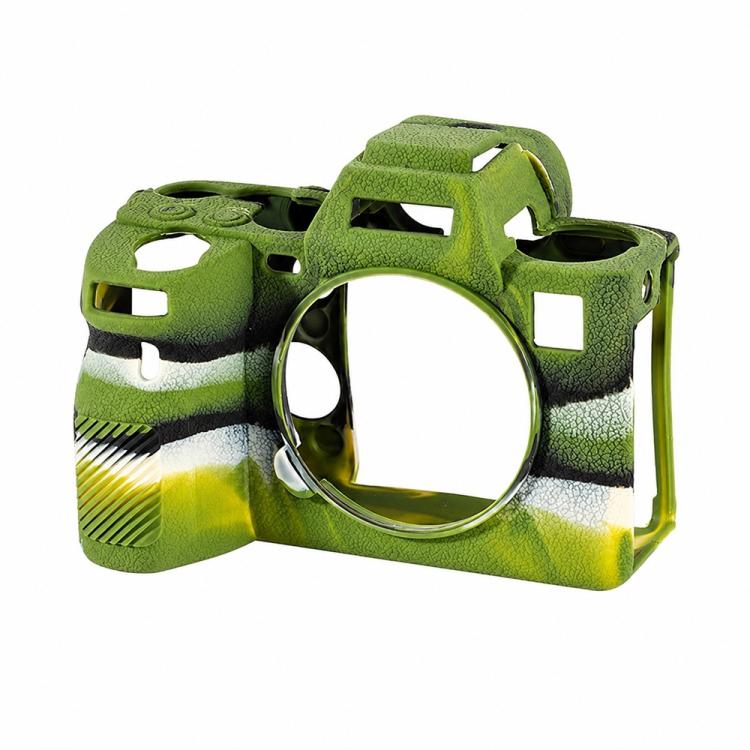 For Sony ILCE-1 / A1 / Alpha 1 Litchi Texture Soft Silicone Camera Protective Case(Camouflage) - Image 2