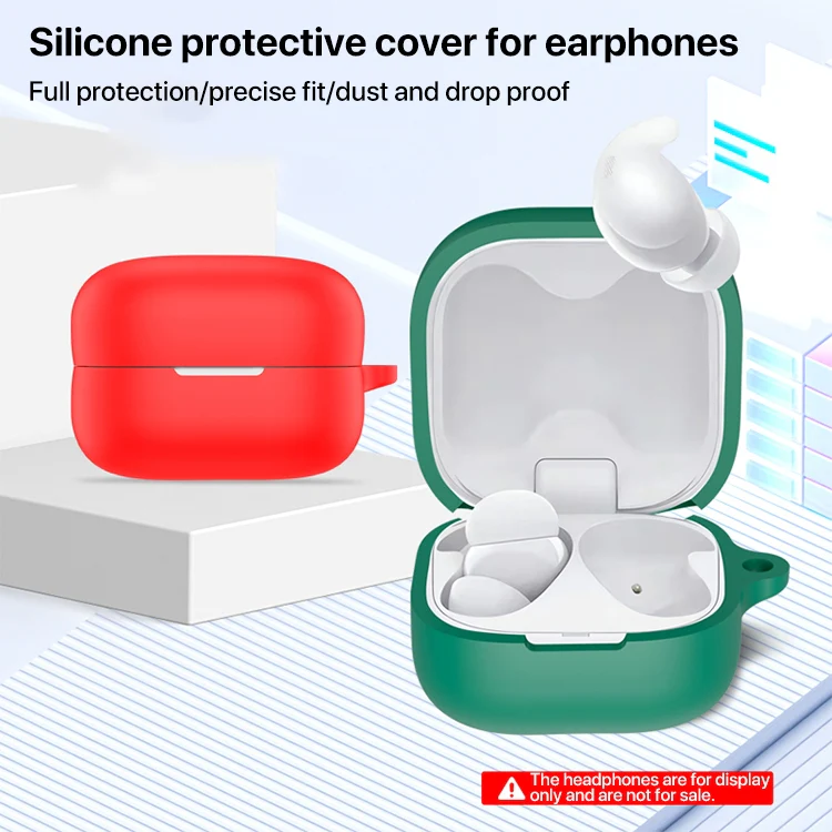 For Sony LinkBuds Fit Wireless Bluetooth Earphones Silicone Protective Case(Black) - Image 4