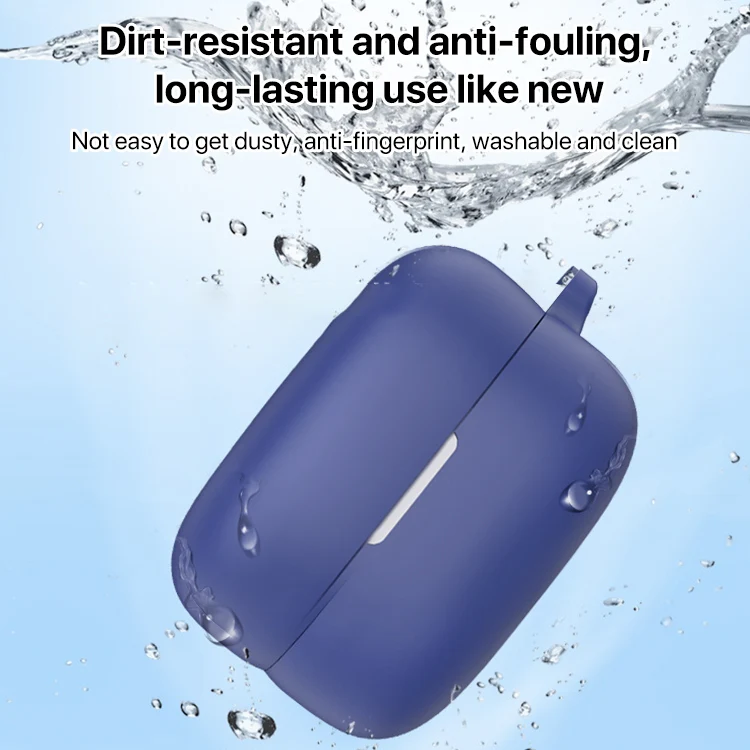 For Sony LinkBuds Fit Wireless Bluetooth Earphones Silicone Protective Case(Dark Blue) - Image 6