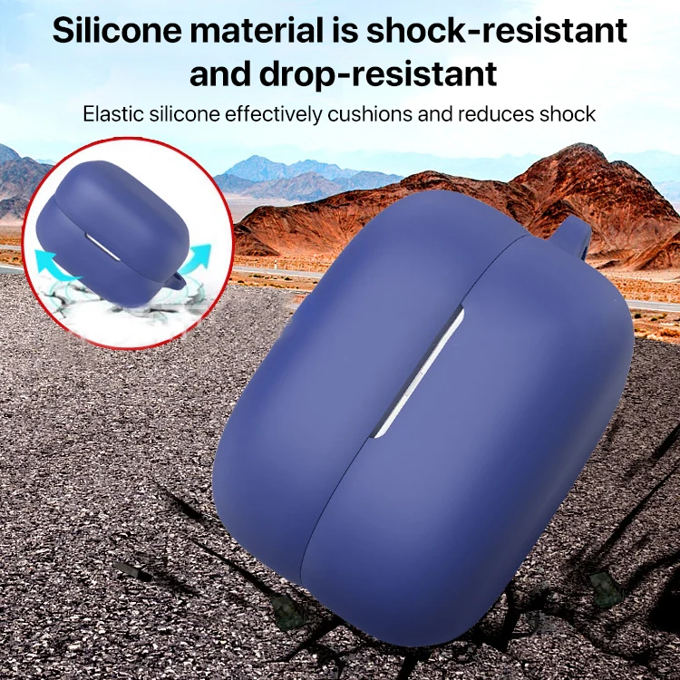 For Sony LinkBuds Fit Wireless Bluetooth Earphones Silicone Protective Case(Dark Blue) - Image 7