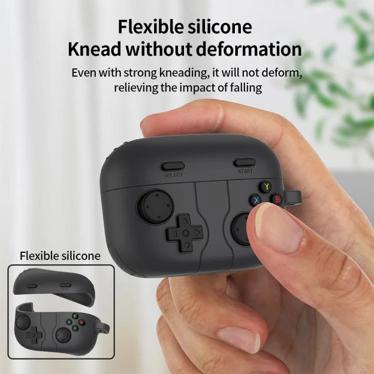 For Sony LinkBuds S Retro Game Console Style Silicone Earbuds Case(Dark Grey) - Image 3