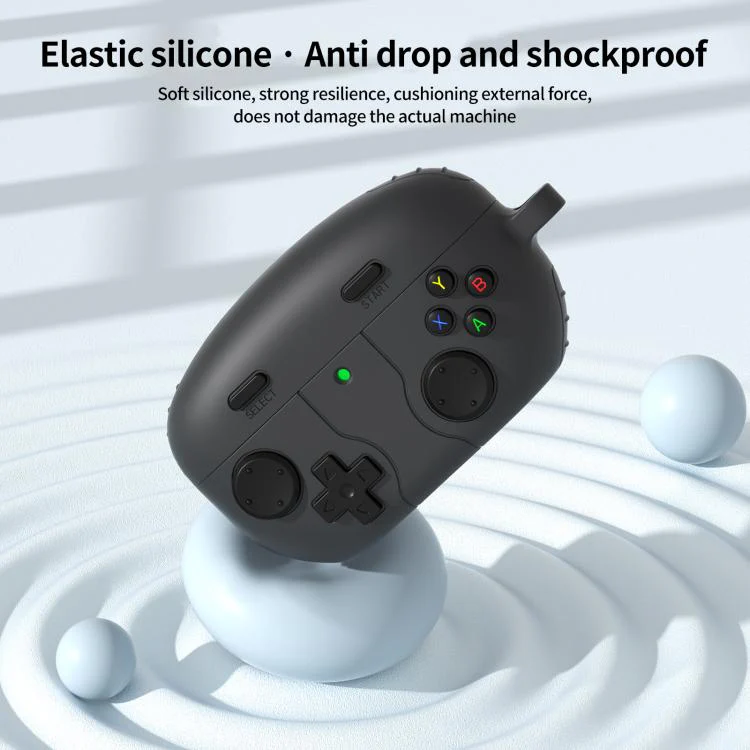 For Sony WF-1000XM5 Retro Game Console Style Silicone Earbuds Case(Dark Grey) - Image 2