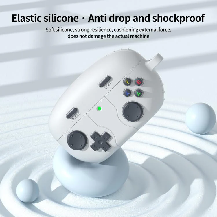 For Sony WF-1000XM5 Retro Game Console Style Silicone Earbuds Case(Grey) - Image 2