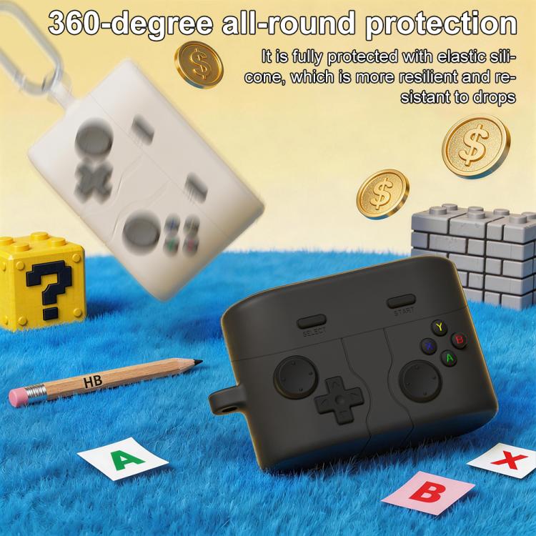 For Sony WF-1000XM6 XDcase Retro Game Console Style Silicone Earbuds Case(Grey) - Image 6