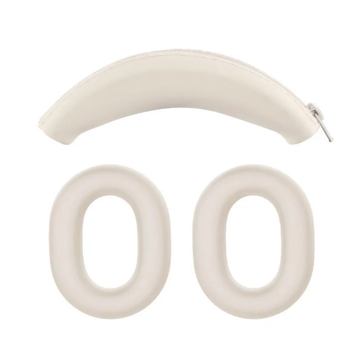 For Sony WH-1000XM3 / 1000XM4 XDcase 2 in 1 Soft Silicone Headset Protective Case(Beige) - Image 2