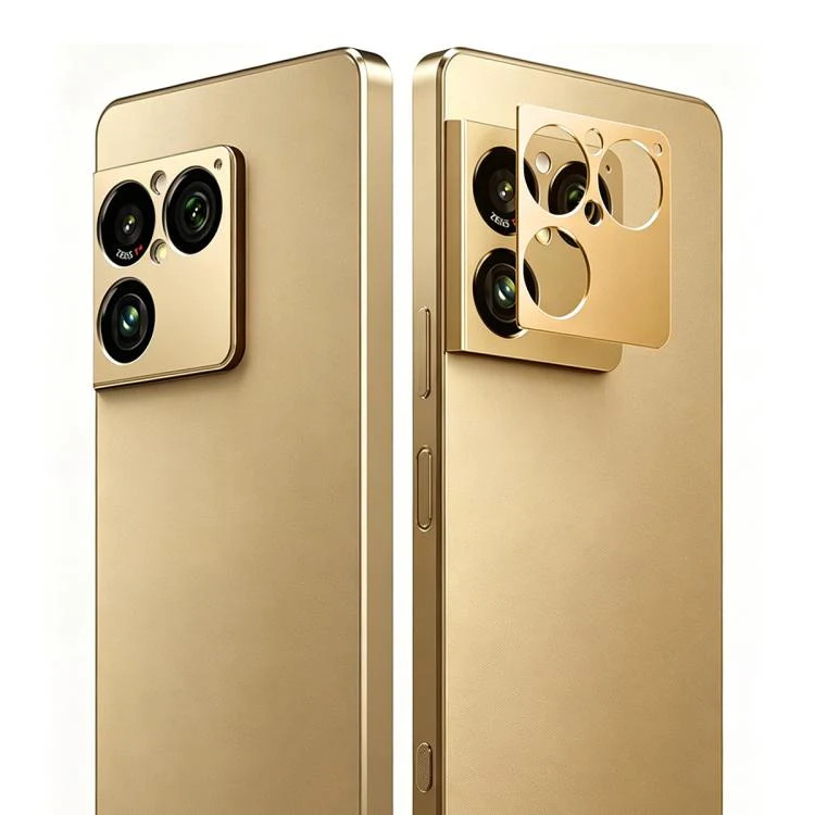 For Sony Xperia 1 VIII IMAK Metal Camera Lens Protector Cover(Gold)
